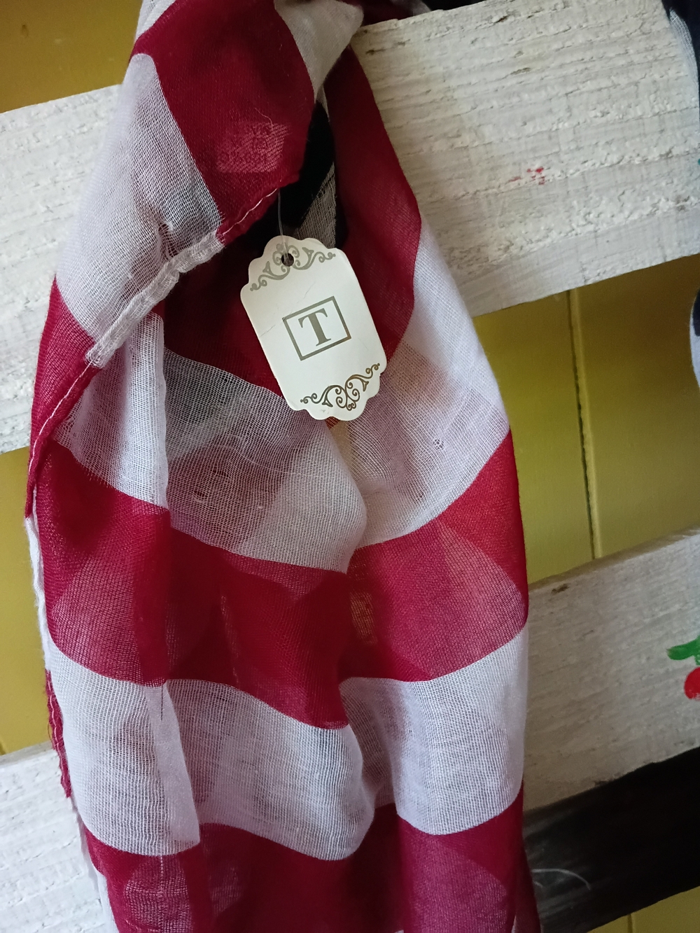 Patriotic Infinity Scarf - Red, White & Blue - Picture 3 of 4